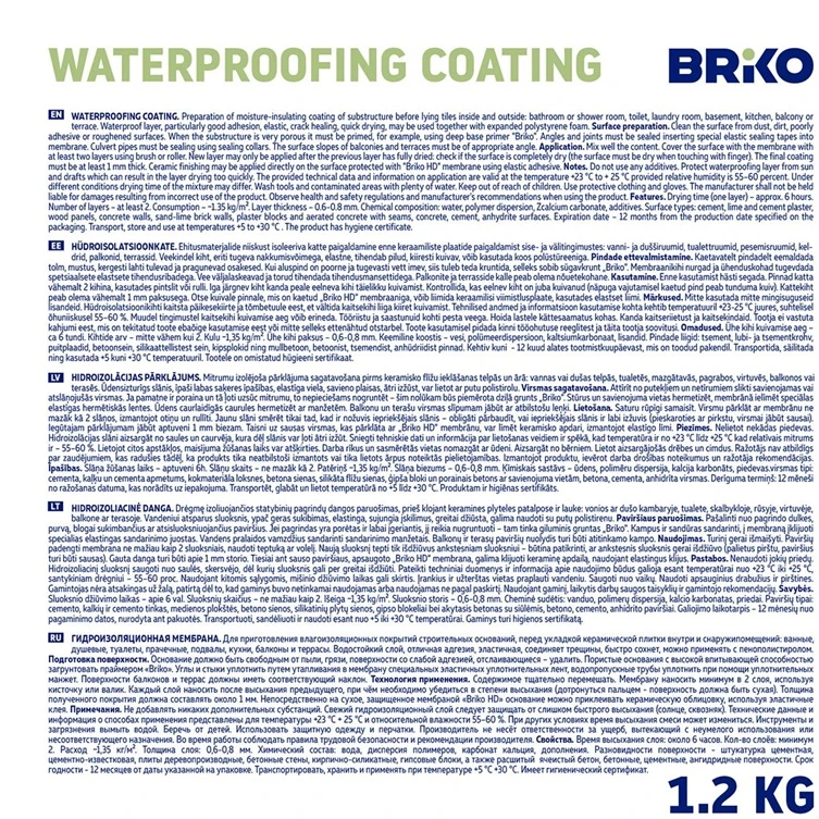 Briko Hidroizoliacija Briko HD 1,2KG