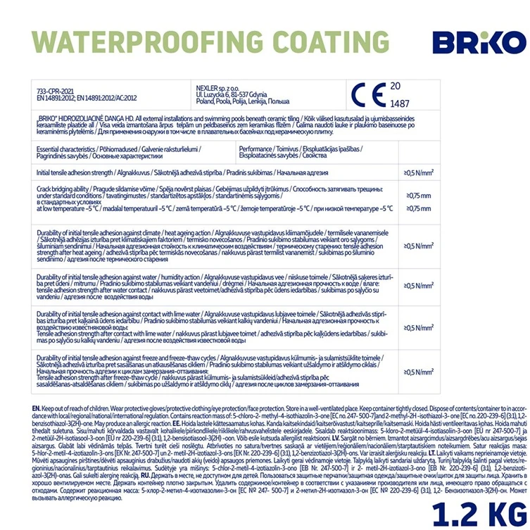 Briko Hidroizoliacija Briko HD 1,2KG