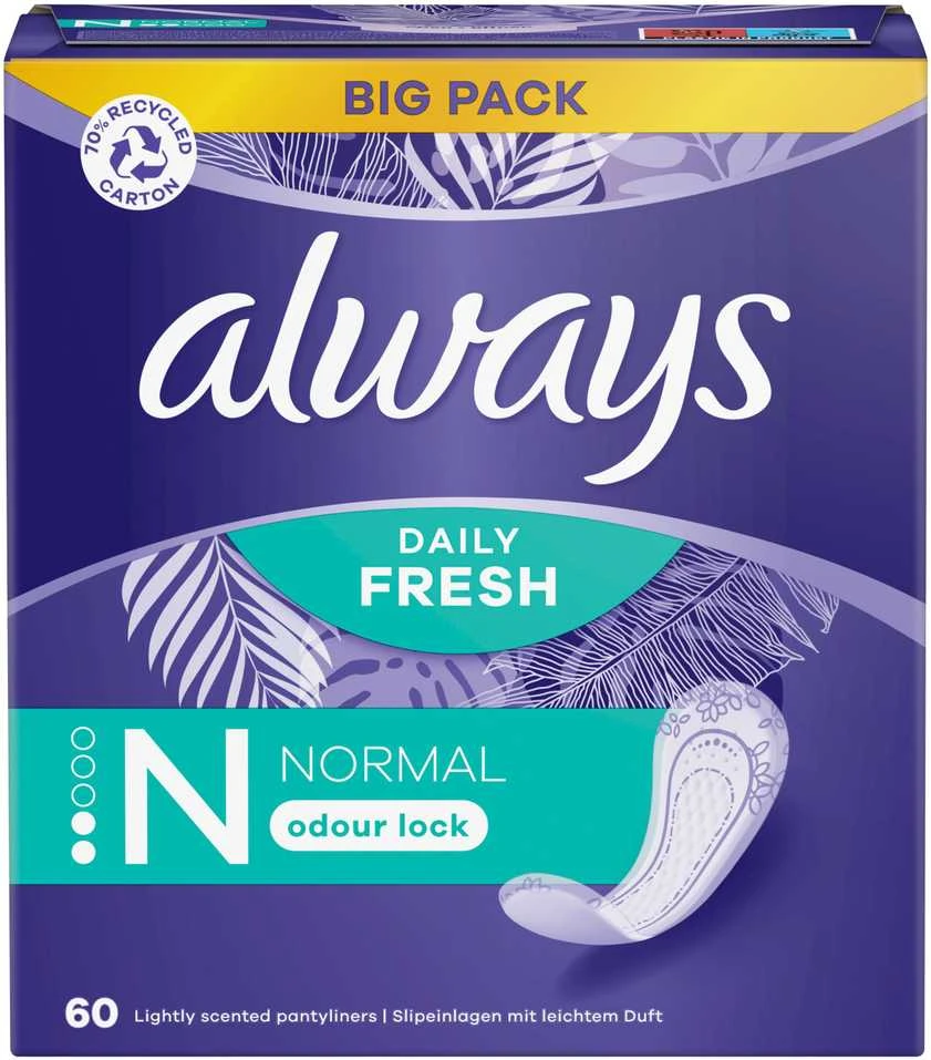 Higieniniai įklotai ALWAYS Normal, 60 vnt.