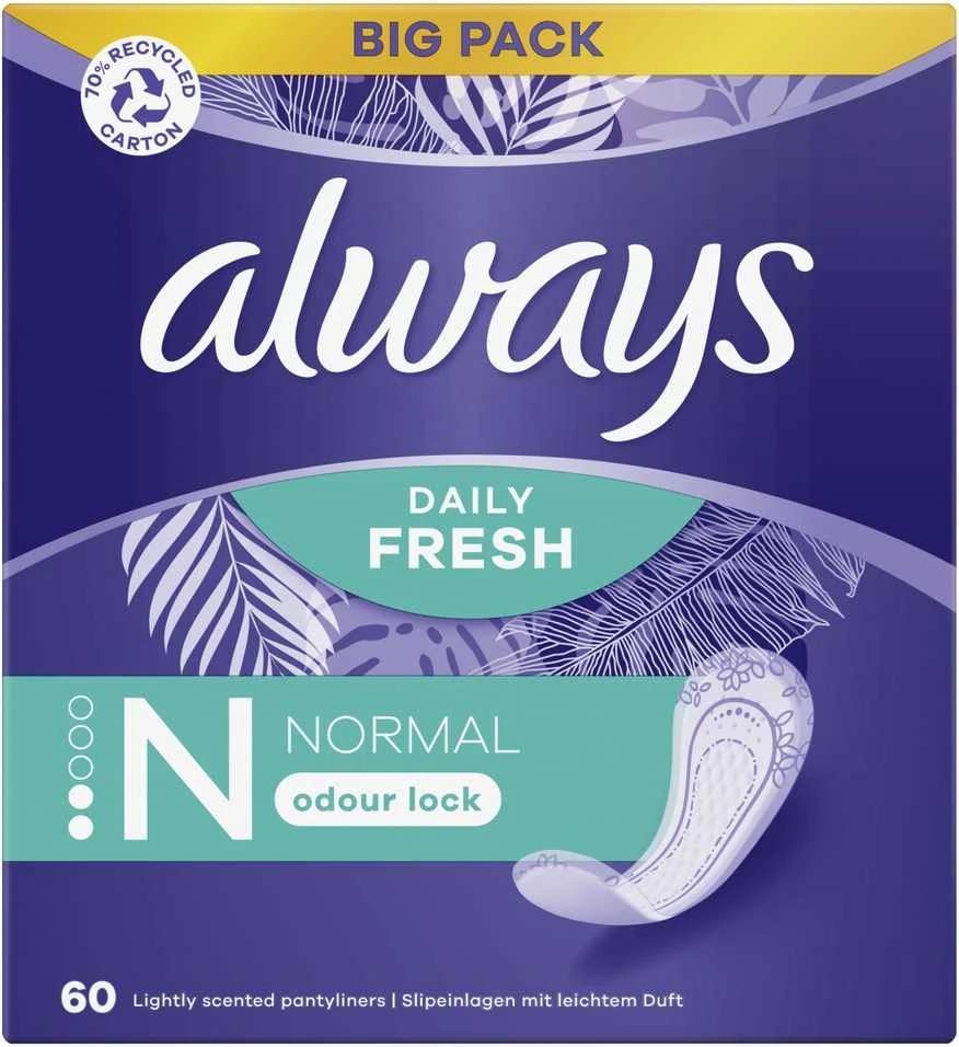 Higieniniai įklotai ALWAYS Normal, 60 vnt.