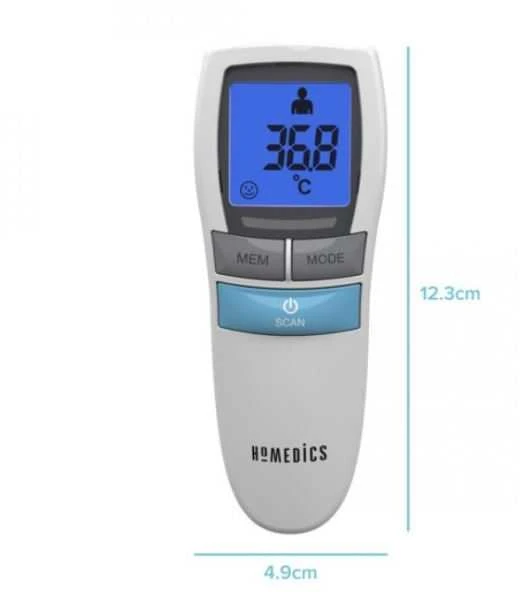Homedics TE-200-EEU infraraudonųjų spindulių termometras be prisilietimo