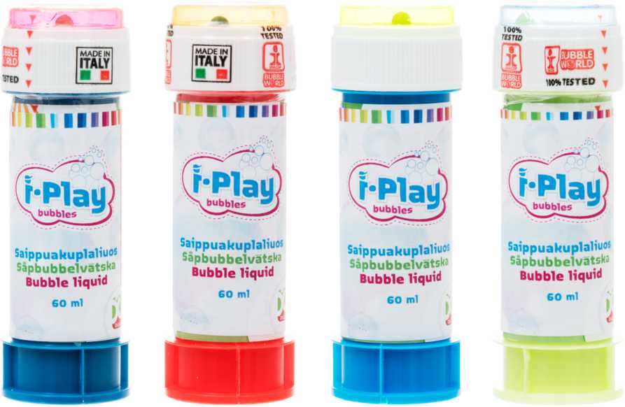 I-PLAY Iplay Spalvoti muilo burbulai 60ml