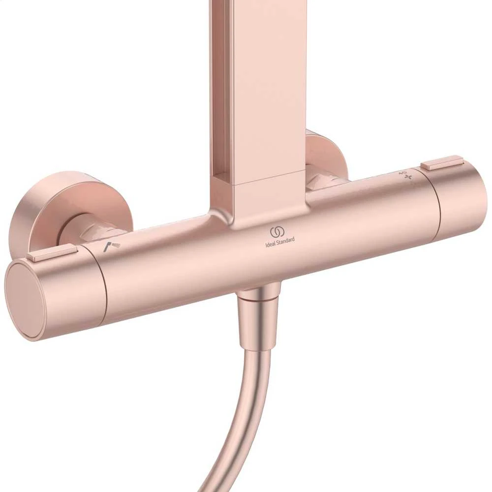 Ideal Standard Dušo sistema su termostatu „Ceratherm ALU+“, rozetė
