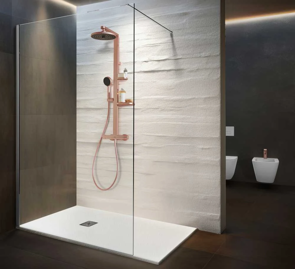 Ideal Standard Dušo sistema su termostatu „Ceratherm ALU+“, rozetė