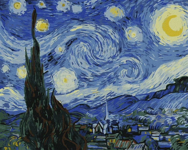 Ideyka TAPYBA PAGAL SKAIČIUS RINK VAN GOGH