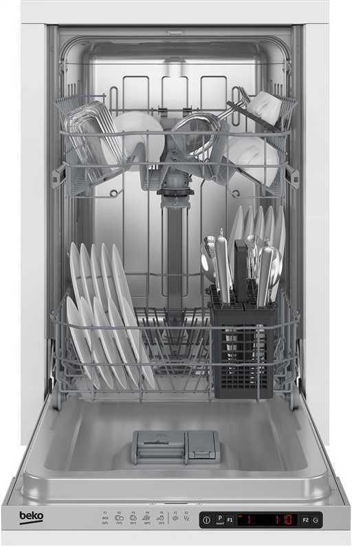Įmontuojama indaplovė Beko DIS35023E, balta sp.