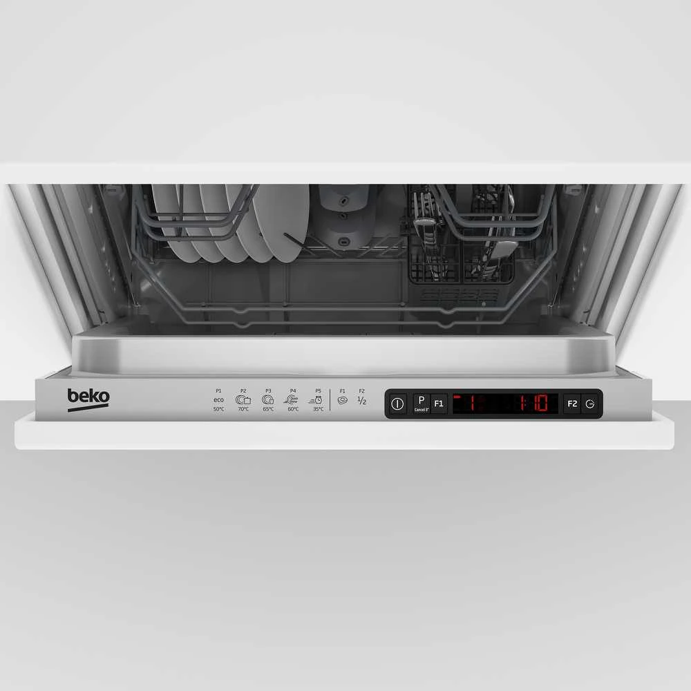 Įmontuojama indaplovė Beko DIS35023E, balta sp.