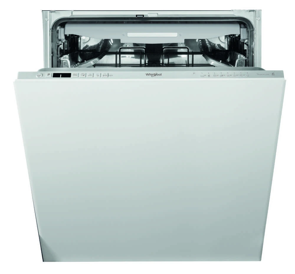 Įmontuojama indaplovė Whirlpool WIC 3C33 PFE, sidabro sp.