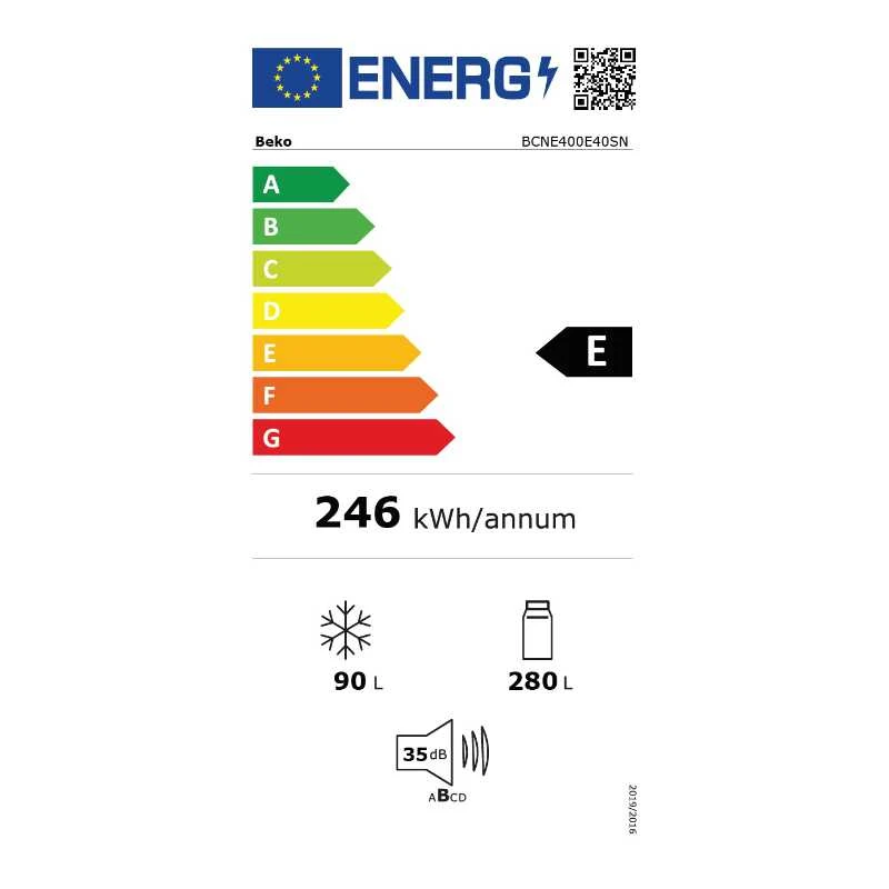Šaldytuvas BEKO BCNE400E40SN