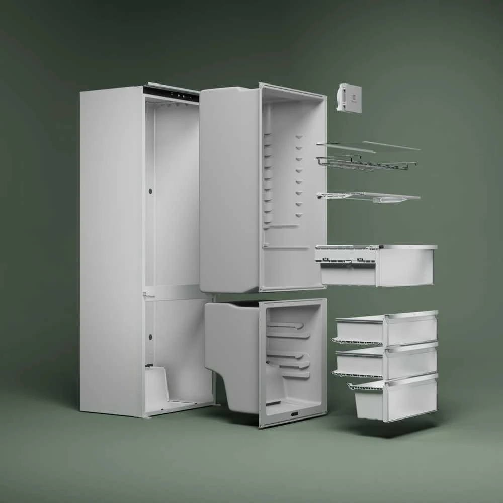 Įmontuojamas šaldytuvas Electrolux 600, TwinTech, ENCMUSP9S