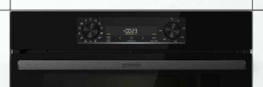 Gorenje | Orkaitė | BOS6737E06FBG | 77 L | Daugiafunkcis | EcoClean | Mechaninis valdymas | Garų funkcija | Konvekcija | Aukštis 59,5 cm | Plotis 59,5 cm | Juodas