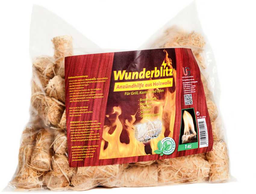 Flammifera Medžio vatos ugnies įdegtukai, 1kg