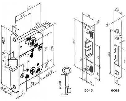 Okko Žalias Cell Žalias Cell LOCK 2014 STRIKER 0045 Q8 1 KEY BROWN