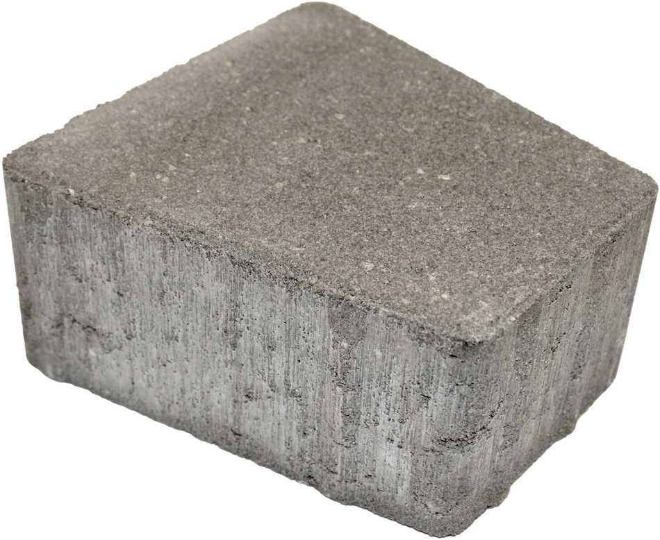 Trinkelių tipo šaligatvio danga Brikers, 12.5 x 8.1 x 6 cm, pilka