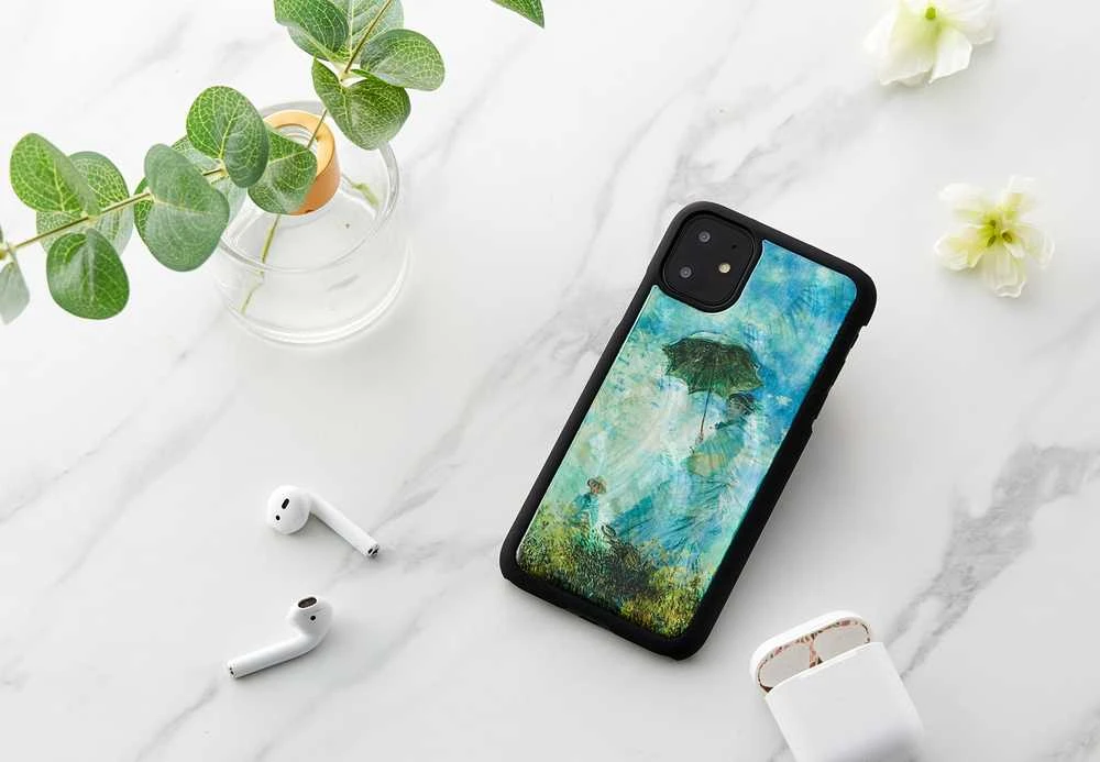 Ikins Juodas telefono dėklas iPhone 11, Camille