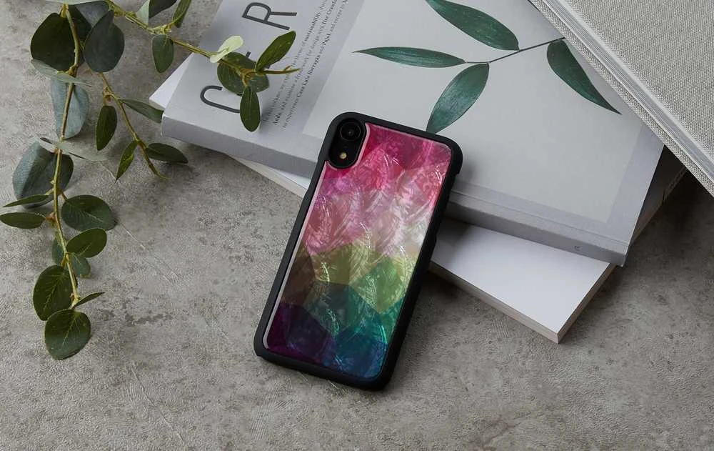 Ikins Juodas telefono dėklas iPhone XR