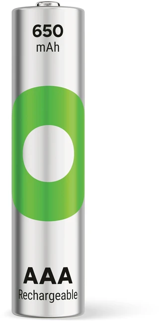 Įkraunamas elementas GP, AAA, 650 mAh, 2 vnt.