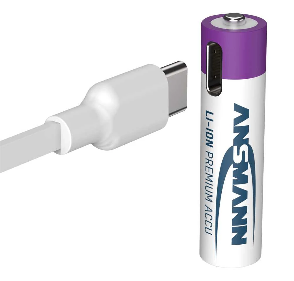 Įkraunamos baterijos Ansmann, AAA, 400 mAh, 4 vnt.