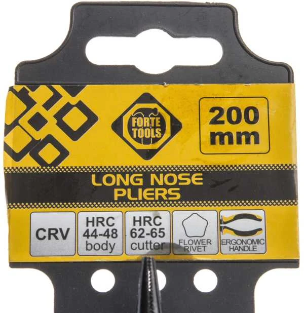 Replės ilgosios Forte Tools IND02002-8, 200 mm