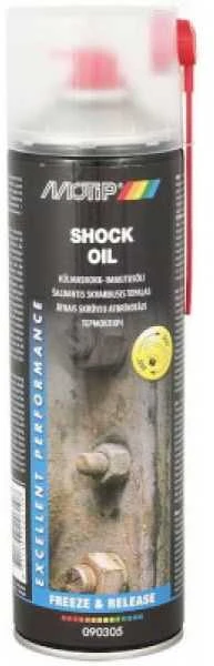 Užrūdijusių varžtų atlaisvinimo priemonė SHOCK OIL 500ml, Motip
