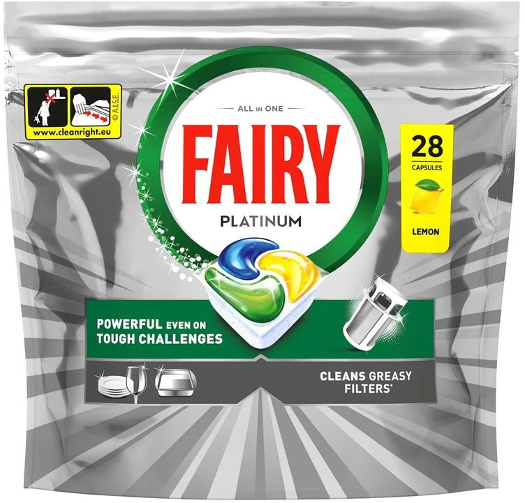 Indaplovių kapsulės Fairy PLAT Allin1, 28 vnt.