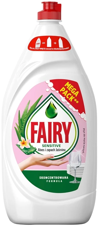 Dishwashing liquid Fairy Aloe and Rožinė Jasmine. 1.35 l
