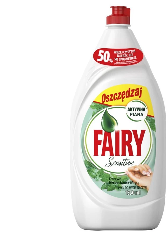 Indų ploviklis Fairy Sensitive Tea Tree, 1.350 l