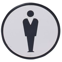 Haushalt Durų ženkliukas vyrų tualetui, 97 mm