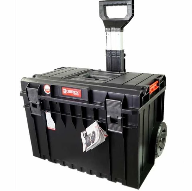 Įrankių dėžė Qbrick SKRWQCARTONECZALT002, 69 cm x 43.8 cm x 58.5 cm, juoda sp.
