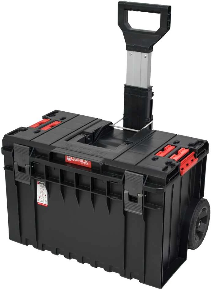 Įrankių dėžė Qbrick SKRWQCARTONECZALT002, 69 cm x 43.8 cm x 58.5 cm, juoda sp.