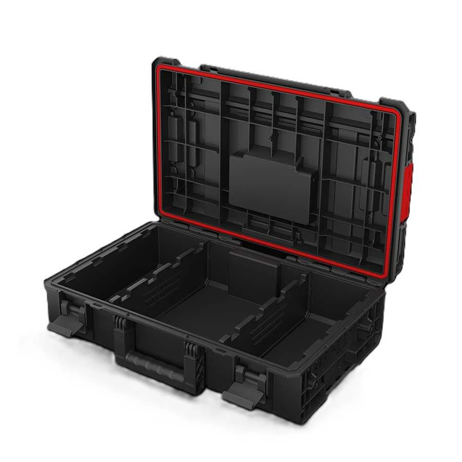 Instrumentu kaste Qbrick VARIO 200, 58.5 cm x 38.5 cm x 17.1 cm, melna krās./sarkana krās.