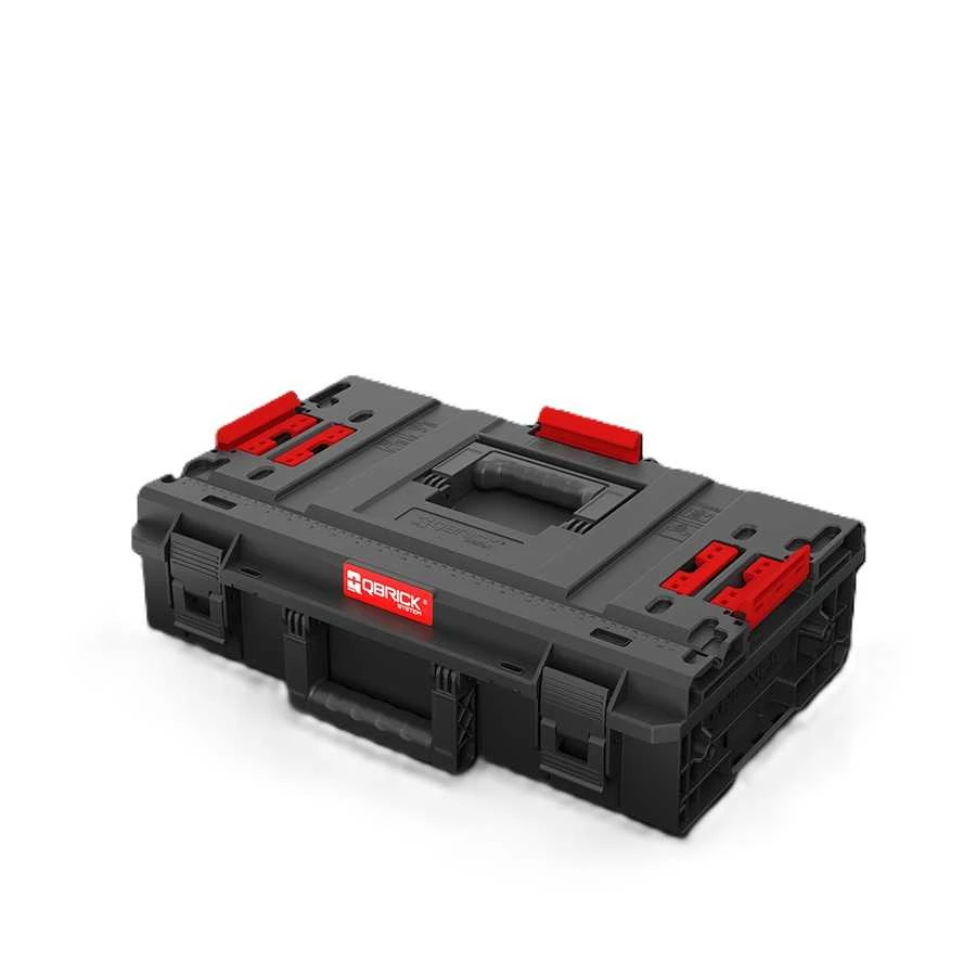 Instrumentu kaste Qbrick VARIO 200, 58.5 cm x 38.5 cm x 17.1 cm, melna krās./sarkana krās.