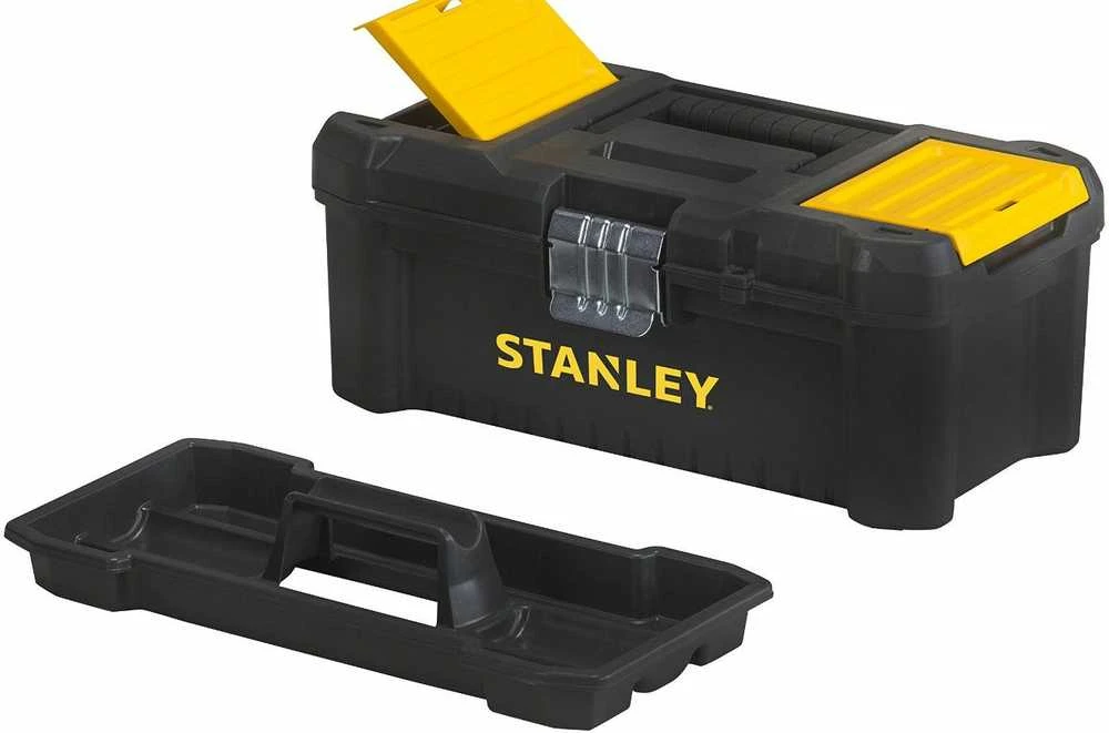 Įrankių dėžė Stanley STST1-75518 16, 41 cm x 19.5 cm x 20 cm, juoda sp./geltona sp.