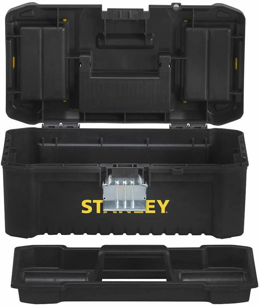 Įrankių dėžė Stanley STST1-75518 16, 41 cm x 19.5 cm x 20 cm, juoda sp./geltona sp.