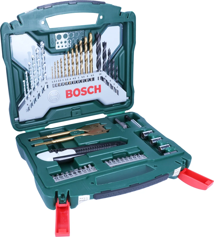 Bosch antgalių ir grąžtų rinkinys Titanium 50 vnt.