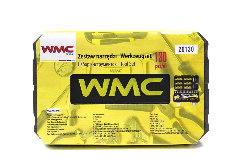Grąžtas Wmc_Tools Įrankių rinkinys WMC TOOLS 20130 130 vnt.