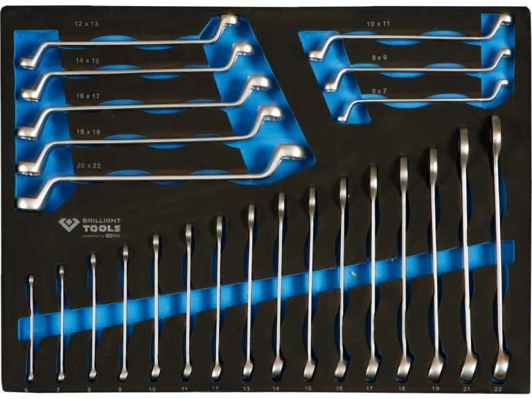 Įrankių vežimėlis Brilliant Tools 7 stalčių su 473 įrankiais