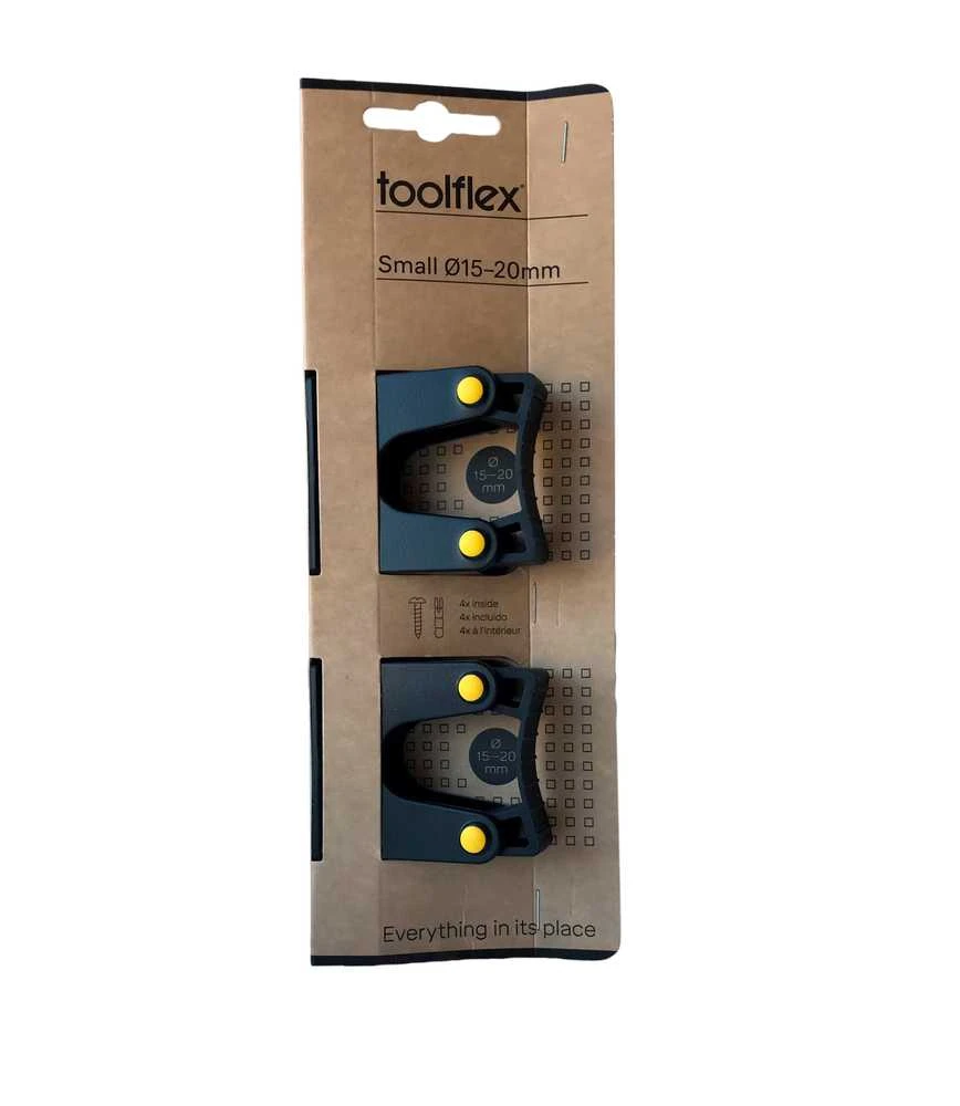 Laikiklis įrankiams Toolflex 502-1, 1.5 cm, juoda sp., 2 vnt.
