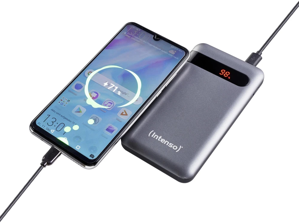 Intenso Išorinė baterija USB 10000MAH antracito spalvos 7332330 Intensyvus