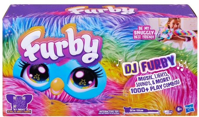 Interaktyvus žaislas Furby DJ Rainbow