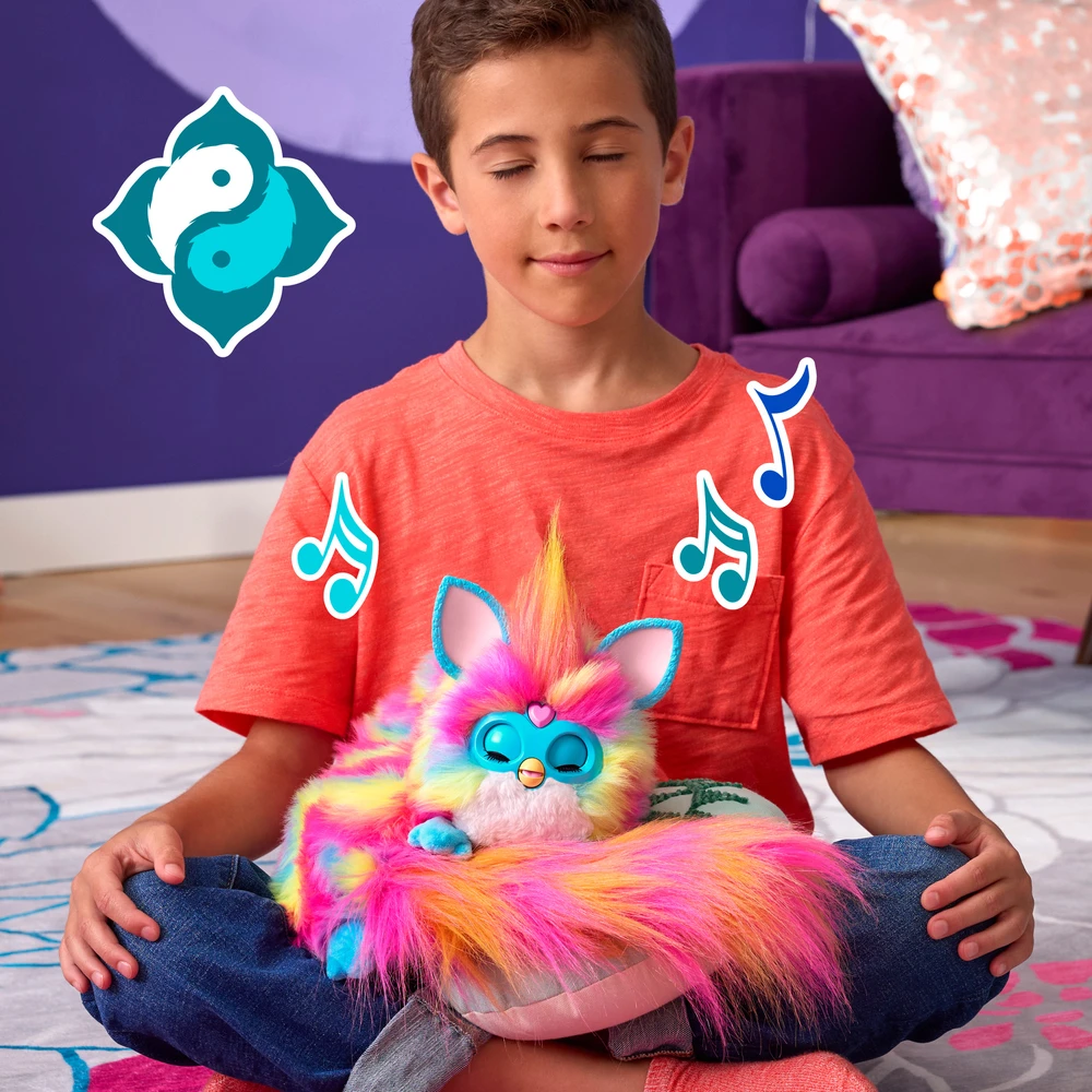 Interaktyvus žaislas Furby DJ Rainbow