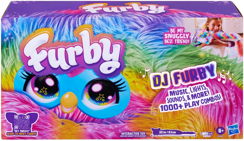 Interaktyvus žaislas Furby DJ Rainbow