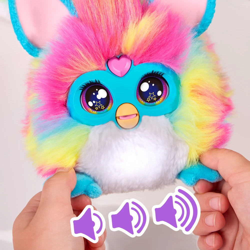 Interaktyvus žaislas Furby DJ Rainbow