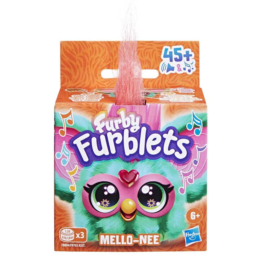 Interaktīva rotaļlieta Hasbro Furby Furby Plush Furblets F9703, daudzkrāsaina
