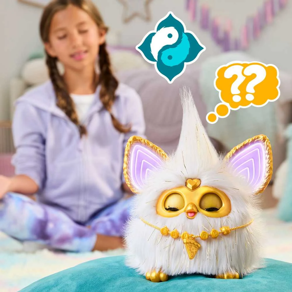 Minkštas interaktyvus žaislas Furby Gold Glam