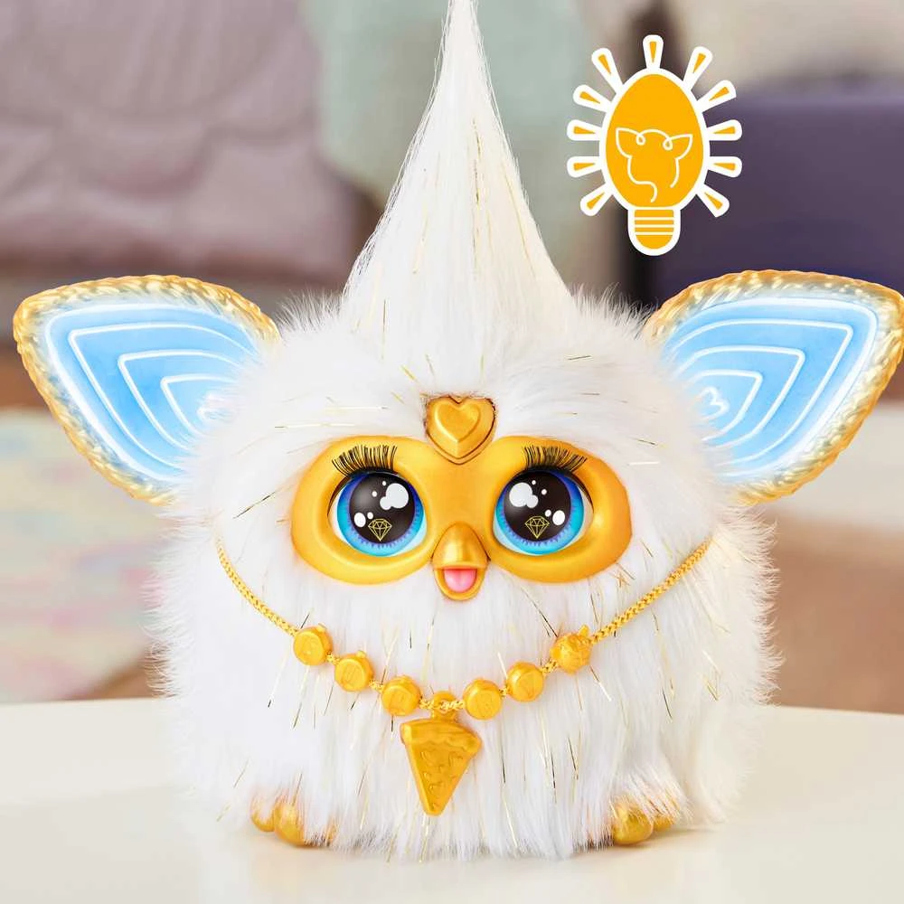Minkštas interaktyvus žaislas Furby Gold Glam