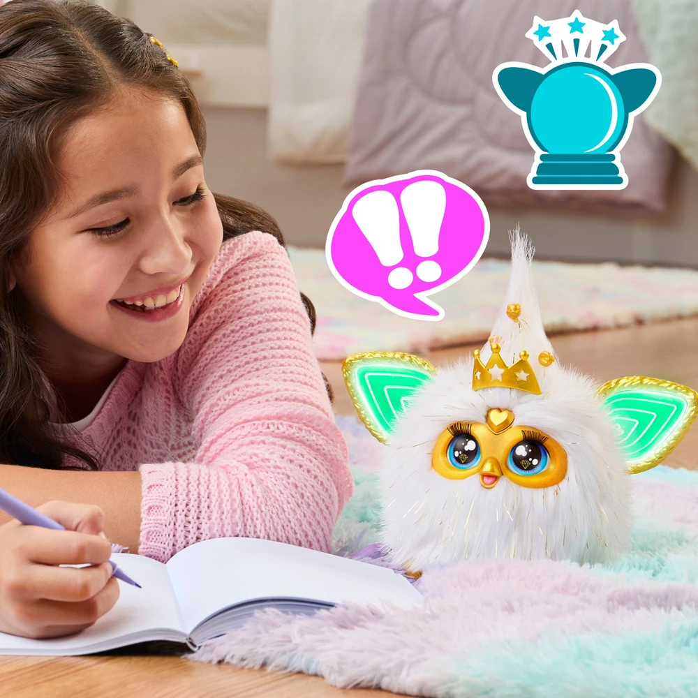 Minkštas interaktyvus žaislas Furby Gold Glam