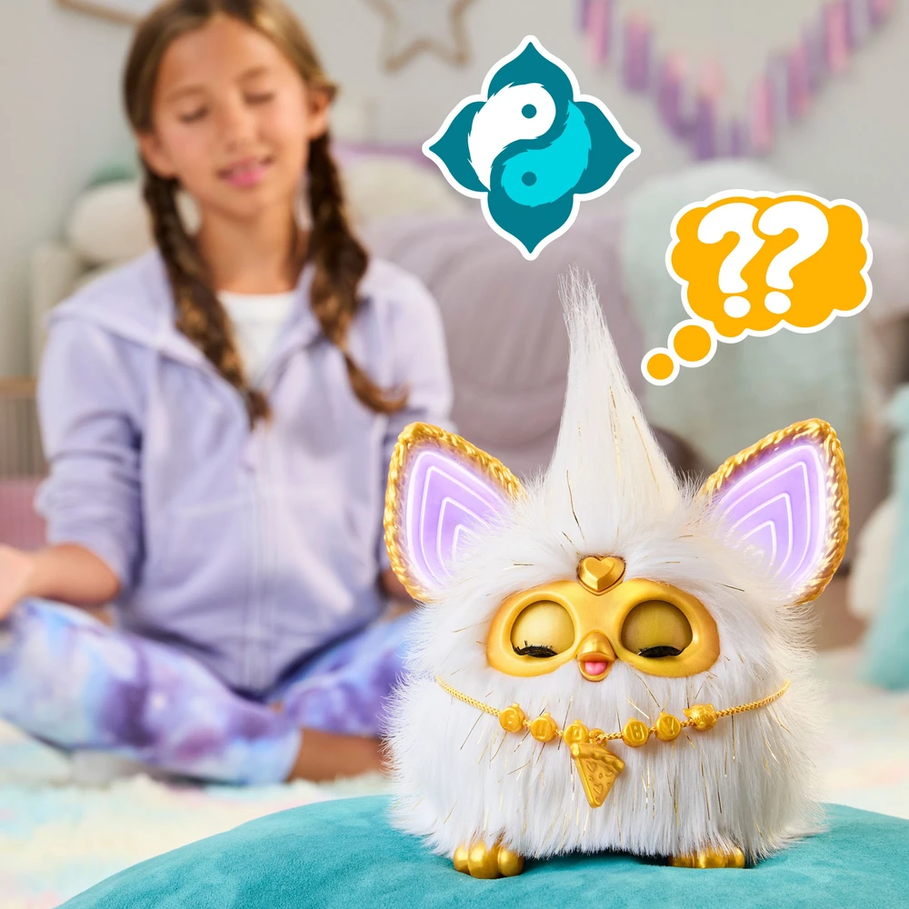 Minkštas interaktyvus žaislas Furby Gold Glam