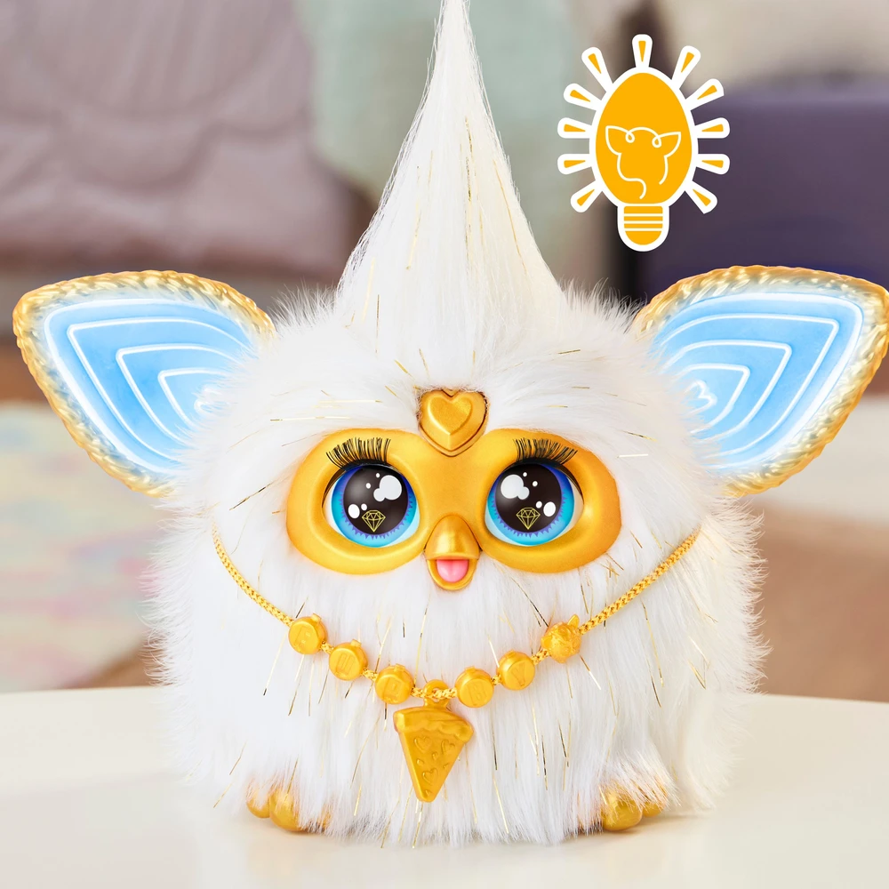 Minkštas interaktyvus žaislas Furby Gold Glam
