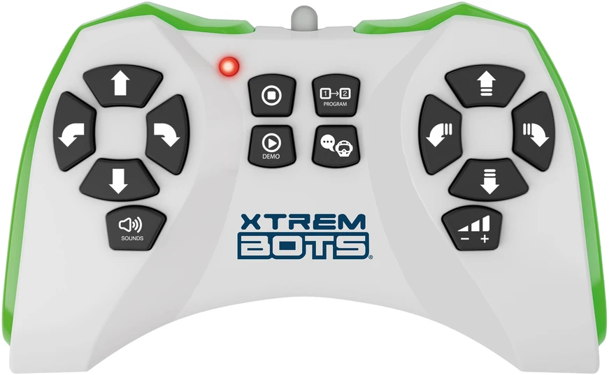 Interaktyvus žaislas robotas Xtrem Bots XT803464, 20 cm, balta sp./žalia sp.